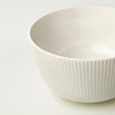 Činija, bela, 13 cm