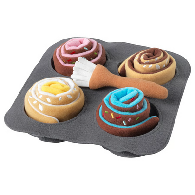 Set rolnica, 6 delova, igračka, cimet/zemička