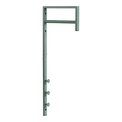 Trento Vješalica / stalak za odjeću, metal, zelena boja, 3 × 30 × 82 cm