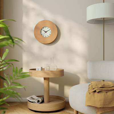 Zidni sat, pluta, 38 cm