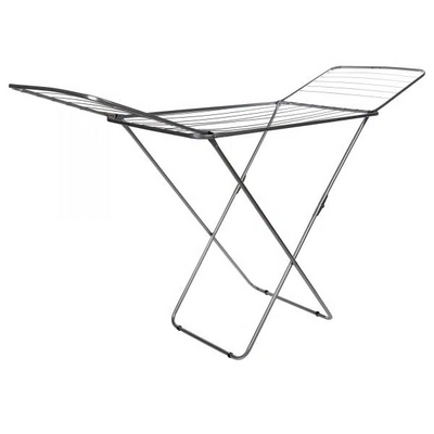 FIVE Stalak za sušenje odjeće 180x55x95cm metal siva