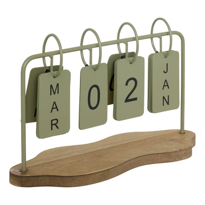 Atmosphera Metalni kalendar Fred L25 cm