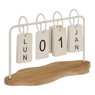 Atmosphera Metalni kalendar Fred L25 cm