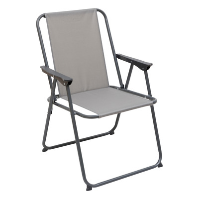 Stolica za kampovanje Grecia 56x53x74cm čelik/pes siva