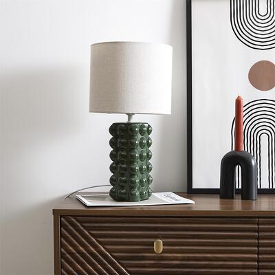 Keramicka lampa sumsko zelena, M6