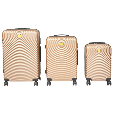 Set kofera Barcelona bez, 39 l / 68 l / 95 l, M1