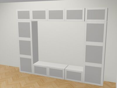 302x41x231 cm