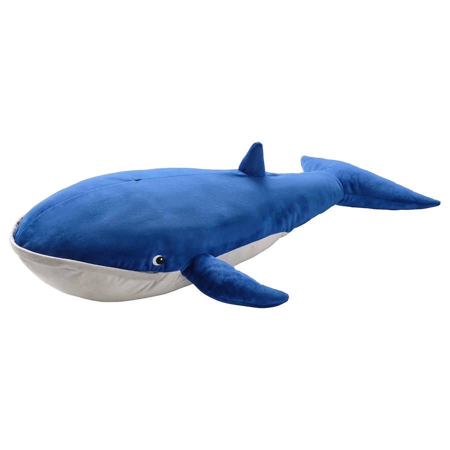 Plišana igracka, plavi kit, 100 cm