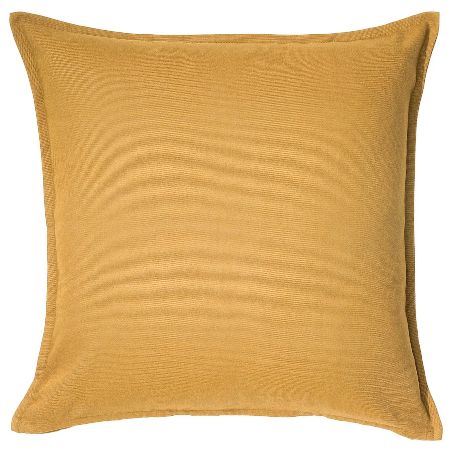 Navlaka za jastučić, zlatno-žuta 50x50 cm