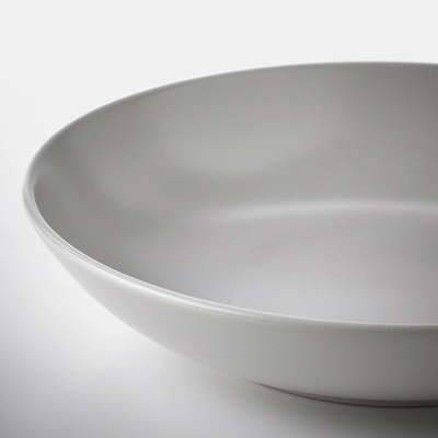 Duboki tanjir, matirano svijetlosiva, 23 cm