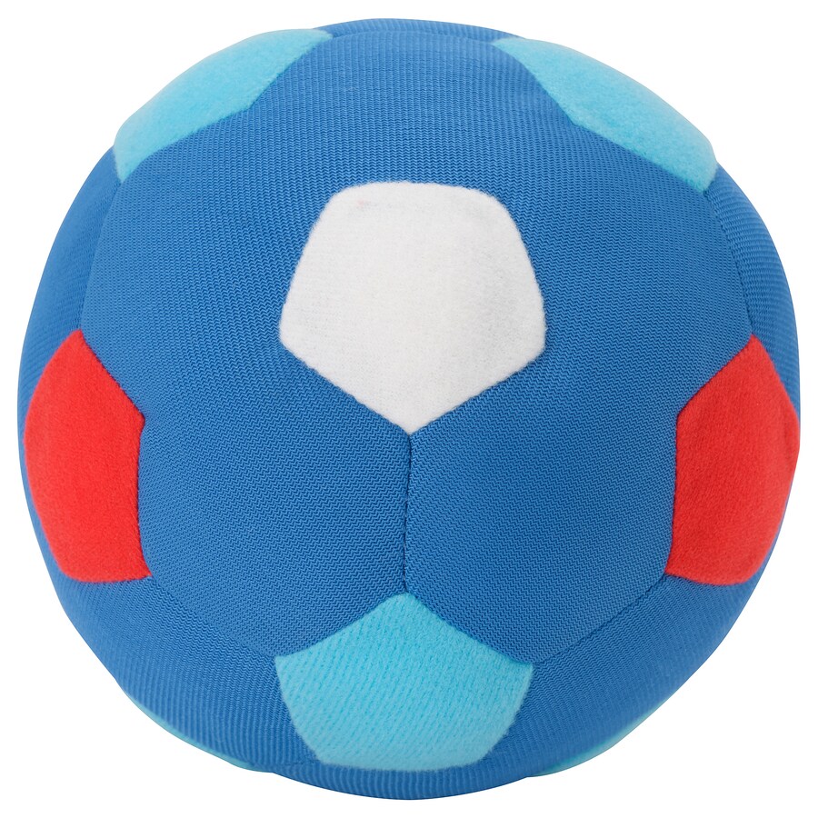 Plišana igračka, fudbal mini/plava crvena, 12 cm