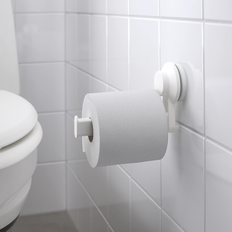 Vakuumski držač toaletnog papira, bijela