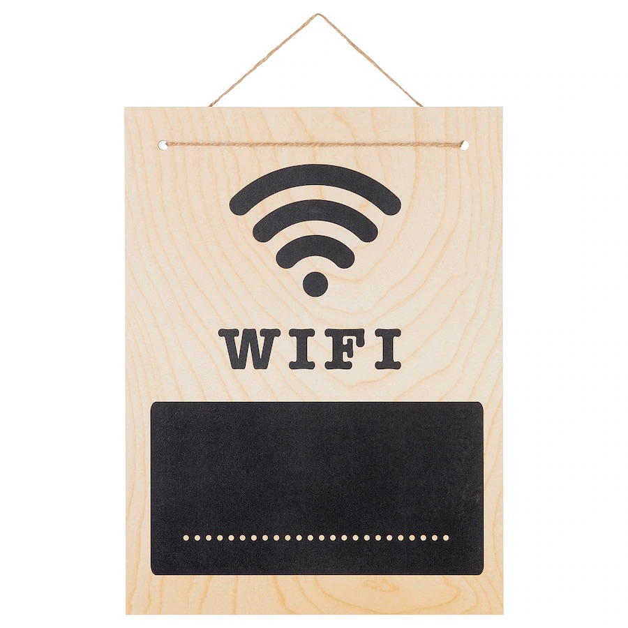 Tabla, WiFi lozinka, 30x40 cm