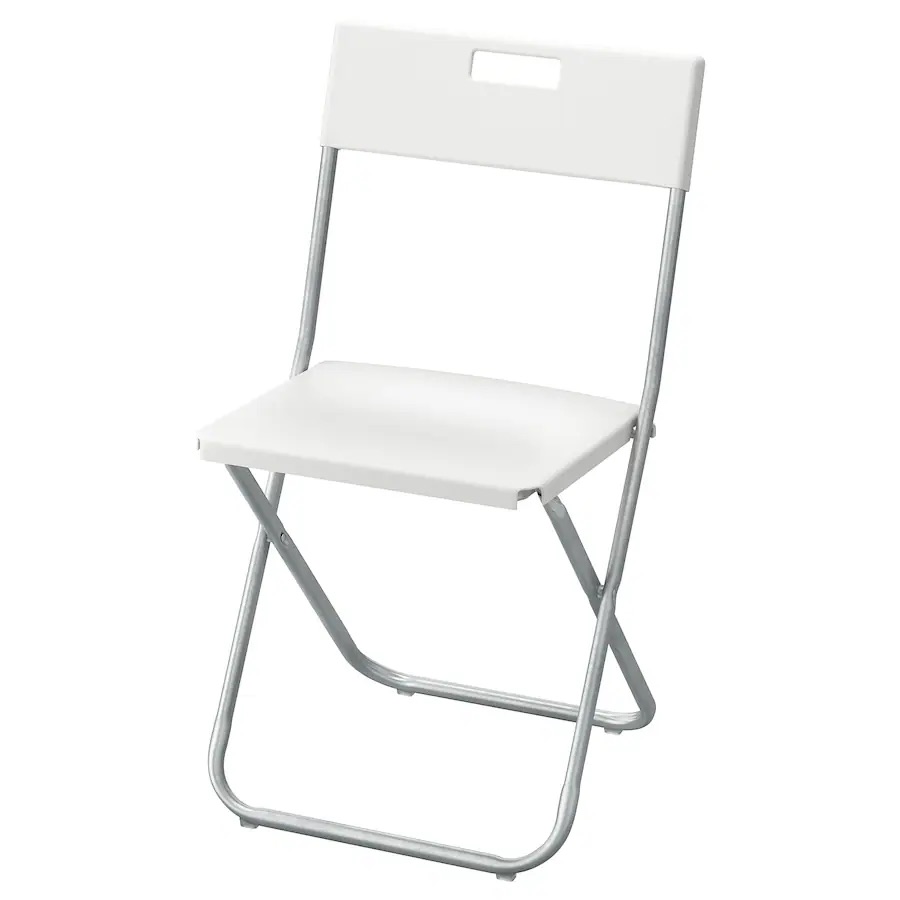 Sklopiva stolica, bijela