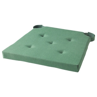 Jastuk za stolicu, zelena 42/35x40x4 cm