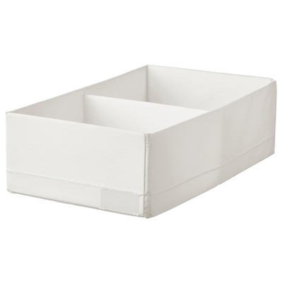 Kutija s odeljcima, bijela, 20x34x10 cm