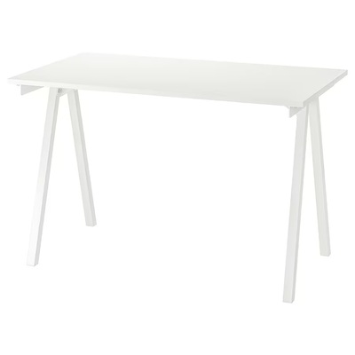 Radni sto, bijela, 120x70 cm
