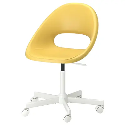 Kancelarijska stolica, žuta/bijela