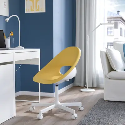 Kancelarijska stolica, žuta/bijela