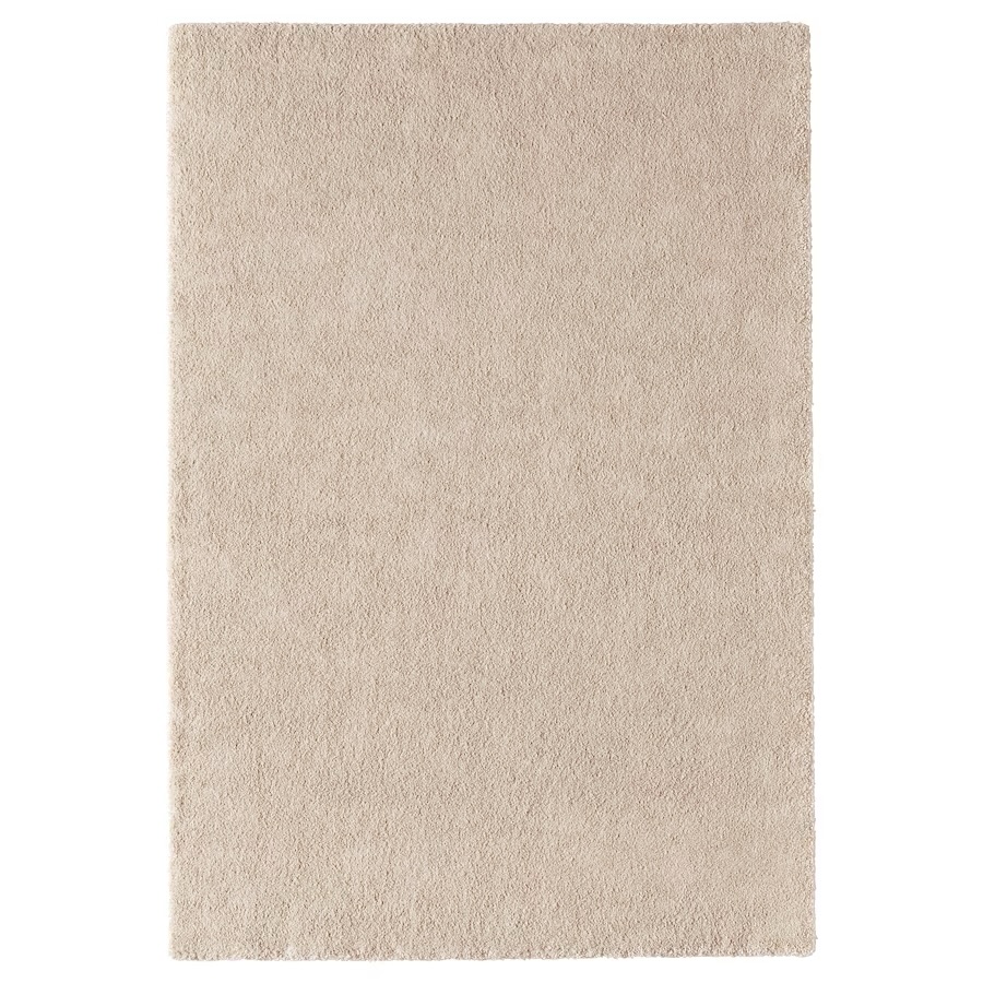 Tepih, niski flor, prljavobijela 133x195 cm