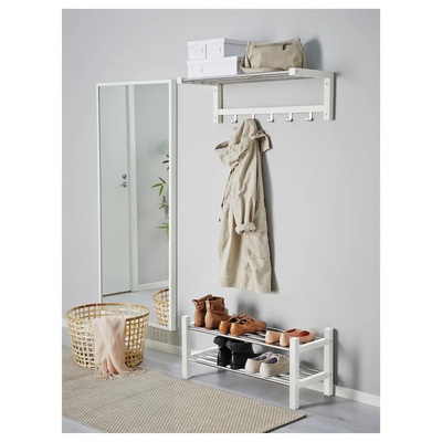 Stalak za šešir, bijela 79 cm