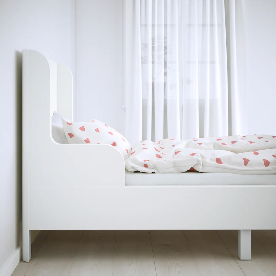 Produživi krevet, bijela 80x200 cm