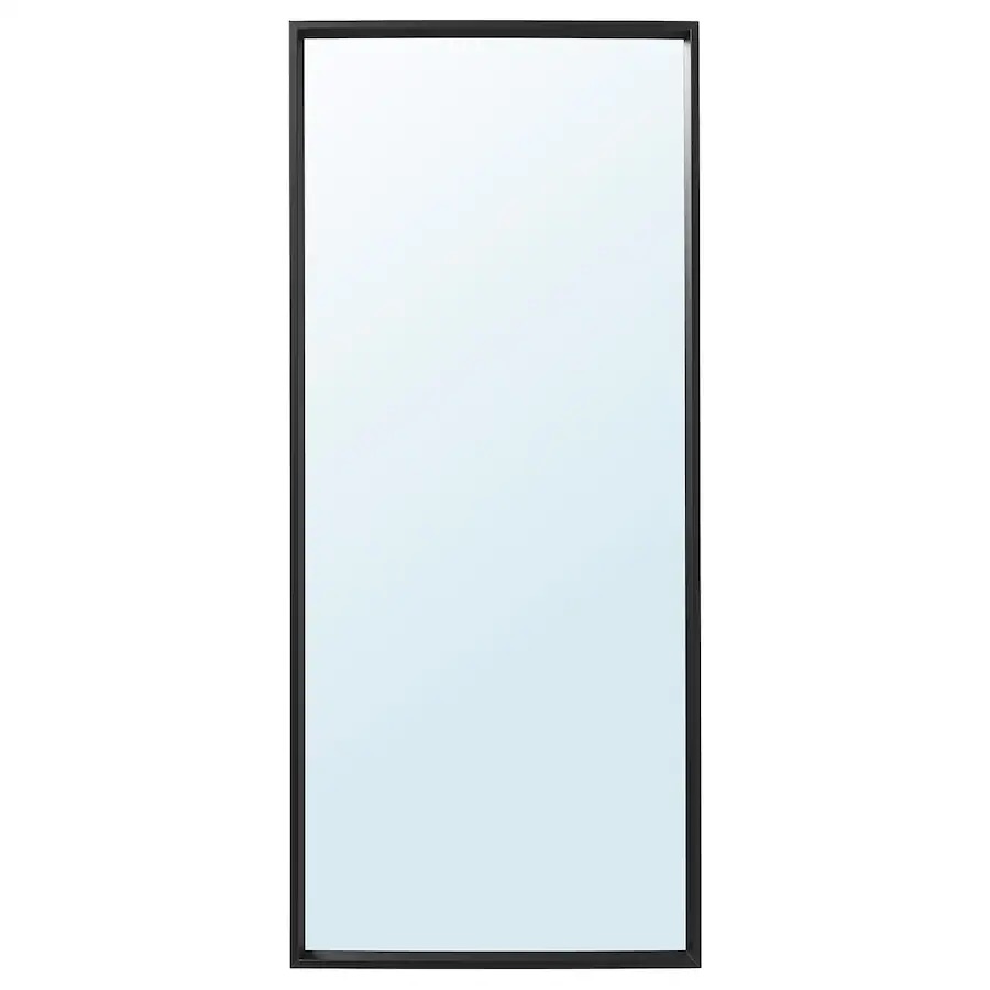 Ogledalo, crna, 65x150 cm