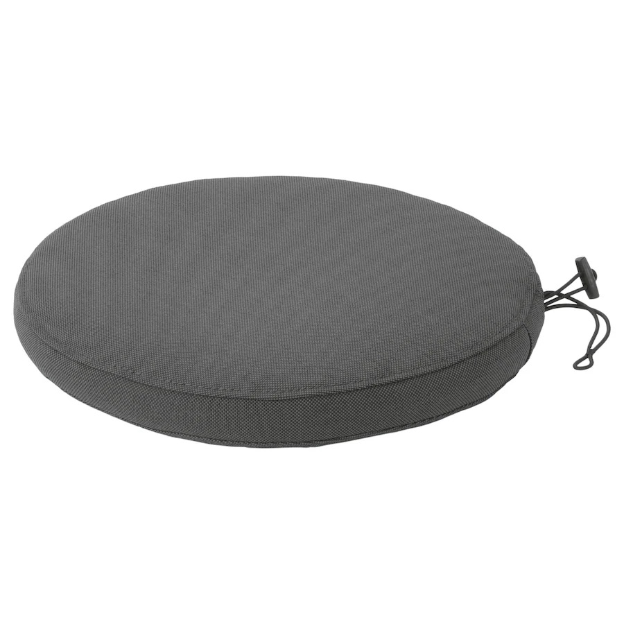 Navlaka za jastučić stolice, napolju tamnosiva 35 cm