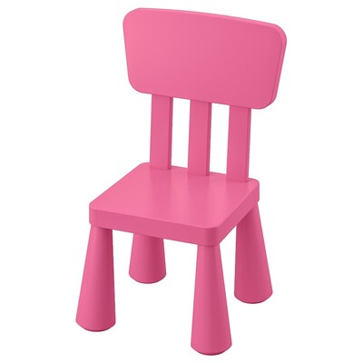 Dečija stolica, unutra/spolja/roze