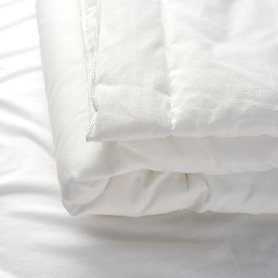 Jorgan za krevetac, bijela, 110x125 cm
