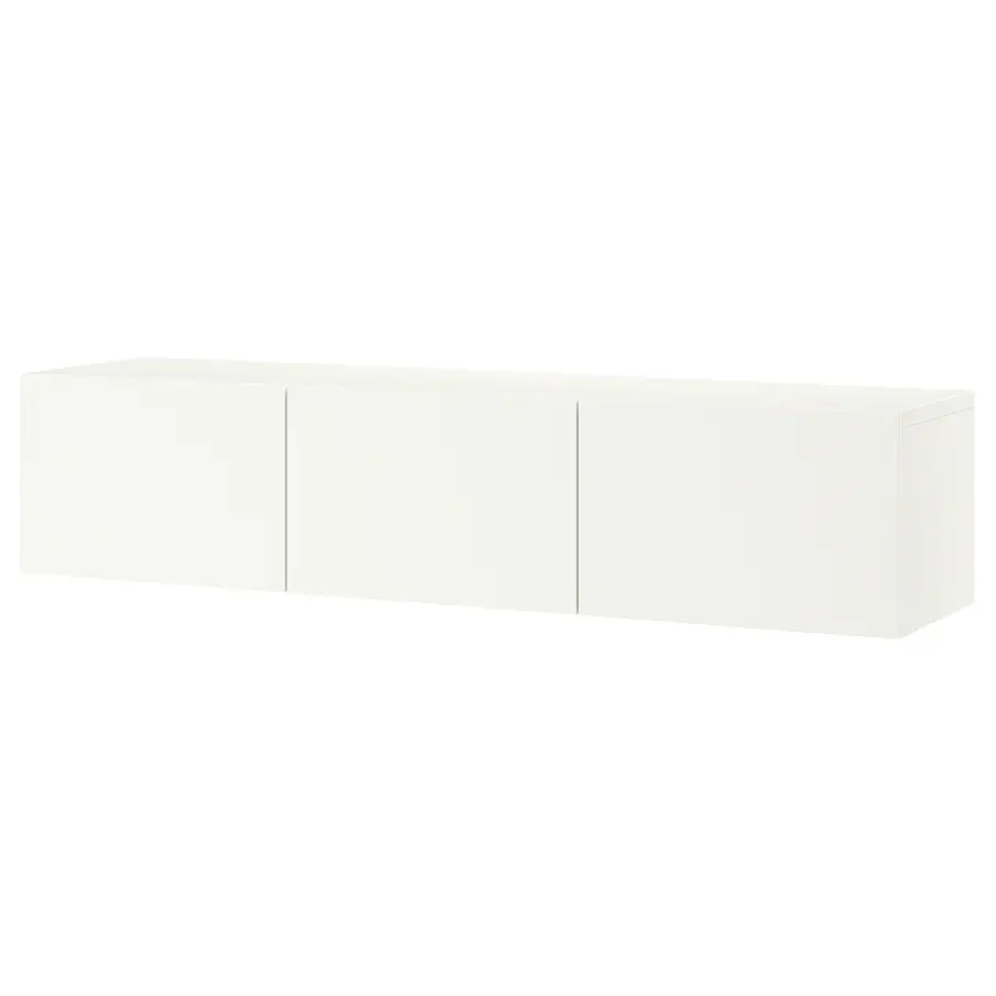 TV stalaža s vratima, bijela/Lappviken bijela, 180x42x38 cm