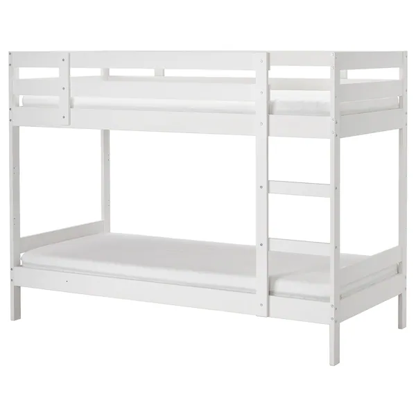 Okvir kreveta na sprat, bijela, 90x200 cm