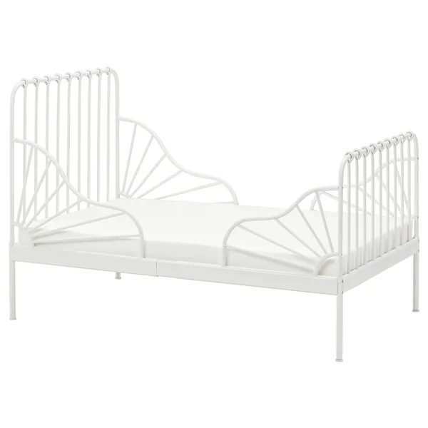Okvir produživi krevet s letv. osnovom, bijela, 80x200 cm