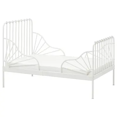 Okvir produživi krevet s letv. osnovom, bijela, 80x200 cm