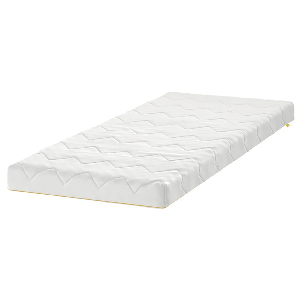 Dušek od pjene za krevet za djecu, bijela, 70x160 cm