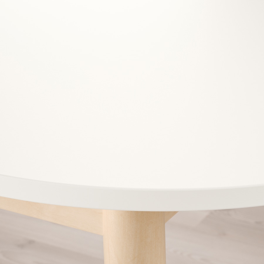 Trpezarijski sto, bela, 240x105 cm