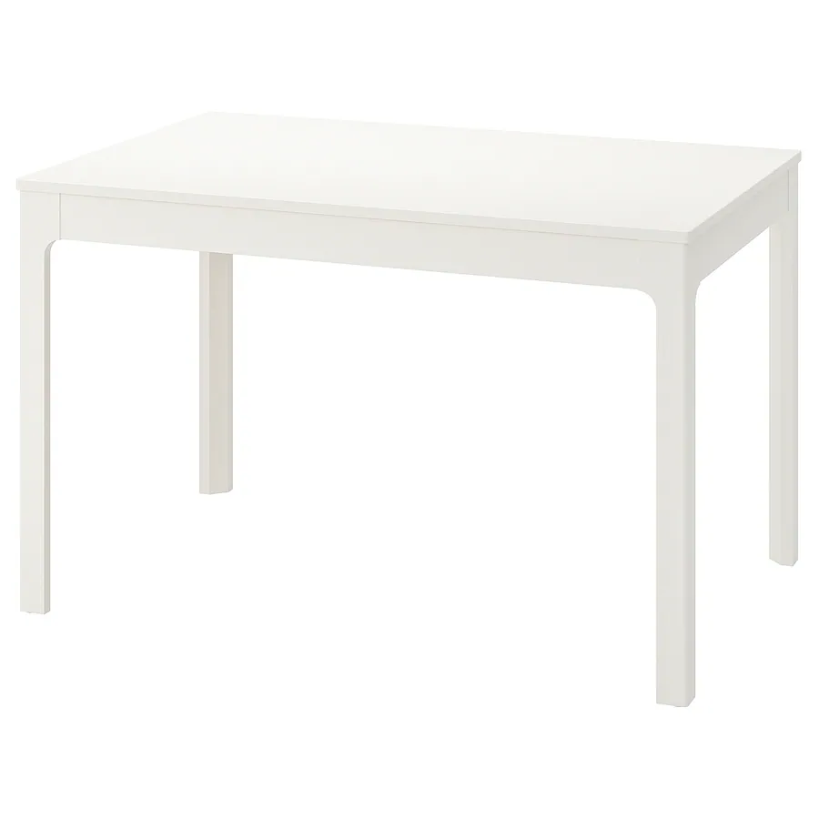 Produživi sto, bijela, 120/180x80 cm