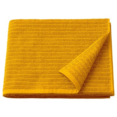 Peškir za kupanje, zlatno-žuta, 70x140 cm