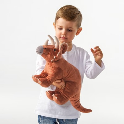 Plišana igračka, dinosaurus/dinosaurus/triceratops, 46 cm