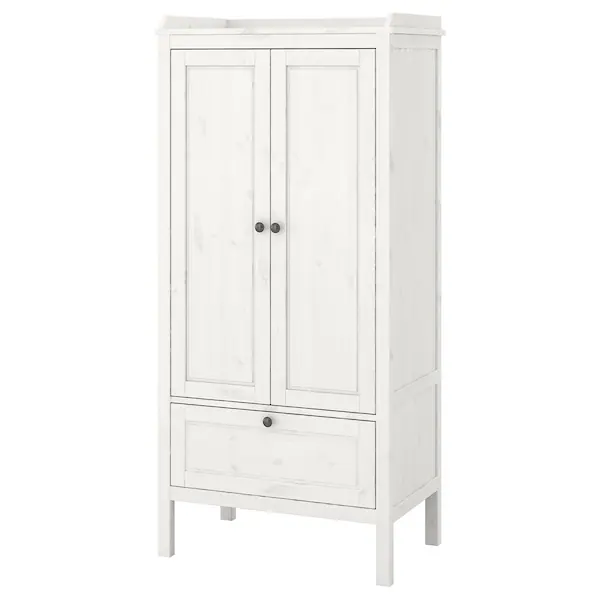 Garderober, bijela, 80x50x171 cm