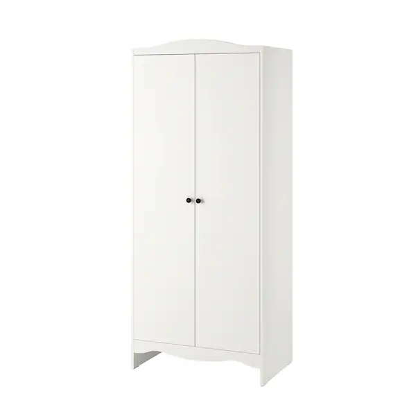 Garderober, bijela, 80x50x187 cm