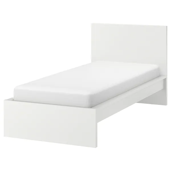 Okvir kreveta, visoki, bijela/Luröy, 90x200 cm