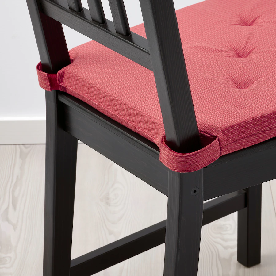 Jastuk za stolicu, crvena, 42/35x40x4 cm