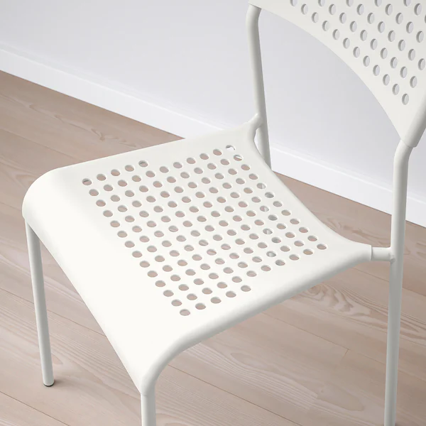 Sto i 6 stolica, bijela/bijela, 120/180 cm