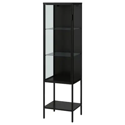 Vitrina, boja antracita, 42x37x155 cm
