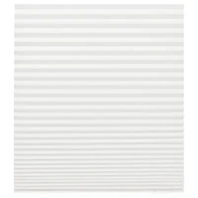 Plisirani zastori, bijela, 90x190 cm