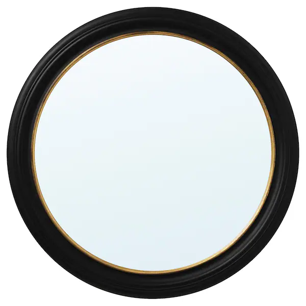 Ogledalo, crna, 80 cm