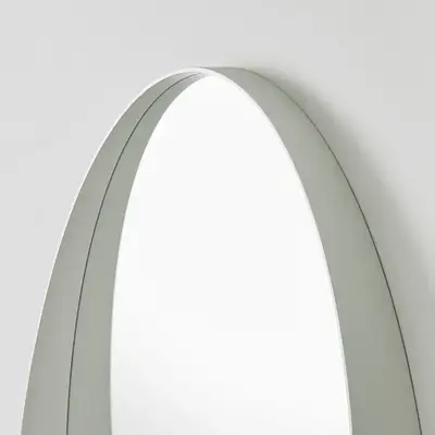 Ogledalo, bela, 60 cm