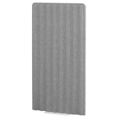 Samostojeći paravan, siva/bijela, 80x150 cm