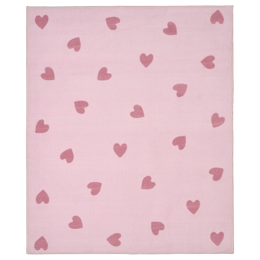 Tepih, roze, 133x160 cm